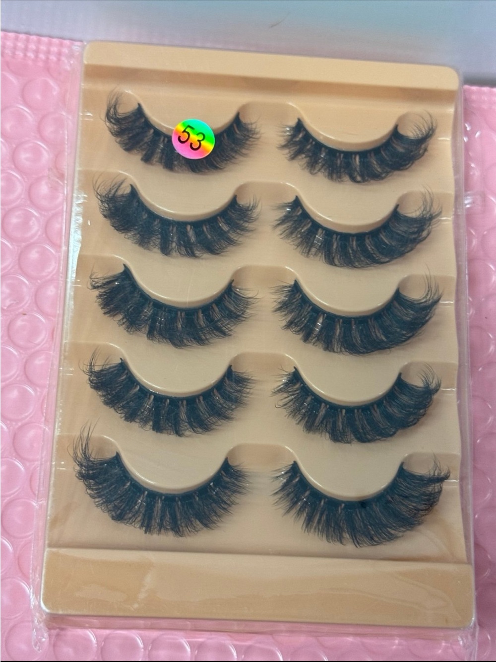 False Eyelash Multipack - Flared Black Lashes (5 Pairs)